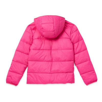 Thereabouts Little & Big Girls Hooded Packable Midweight Puffer Jacket