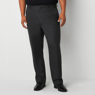 Athletic Stripe Pants for Tall Men in Black