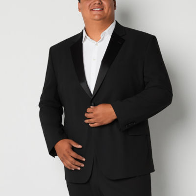 J. Ferrar Ultra Comfort Evening Edition Mens Big & Tall Tuxedo Jacket