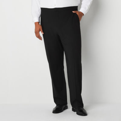 Tall Black Stretch Woven Pants, Tall