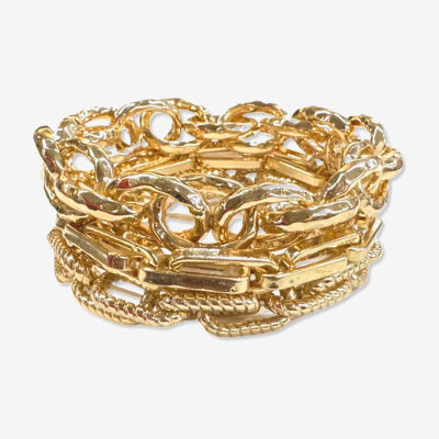 Bijoux Bar Gold Tone 3-pc. Bracelet Set