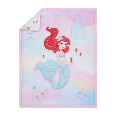 Disney Collection 3-pc. Ariel Crib Bedding Set