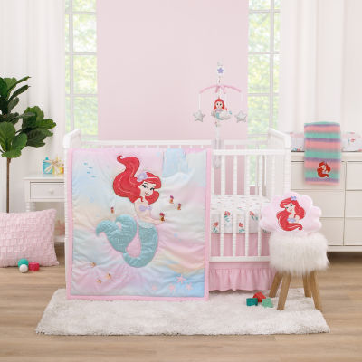 Disney Collection 3-pc. Ariel Crib Bedding Set