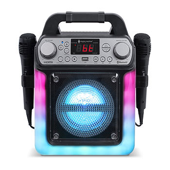 Singing Machine Light-Up Karaoke Machine with Microphones SML654P, Color:  Pink - JCPenney