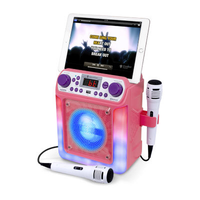 Singing Machine Light-Up Karaoke Machine with Microphones