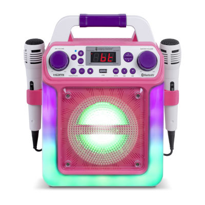 Singing Machine Light-Up Karaoke Machine with Microphones
