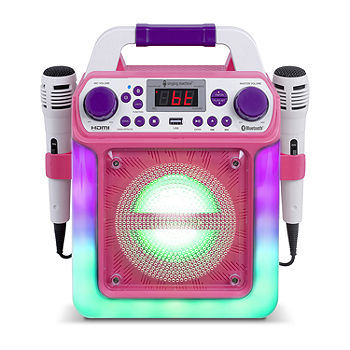 Singing Machine Light-Up Karaoke Machine with Microphones SML654P, Color:  Pink - JCPenney