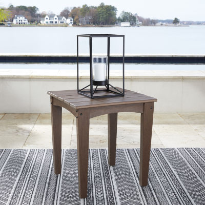 Signature Design by Ashley Emmeline Weather Resistant Patio Side Table