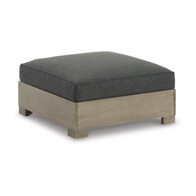 Signature Design by Ashley Citrine Park Cushioned Patio Ottoman