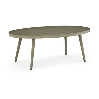Signature Design by Ashley Swiss Valley Weather Resistant Patio Coffee Table