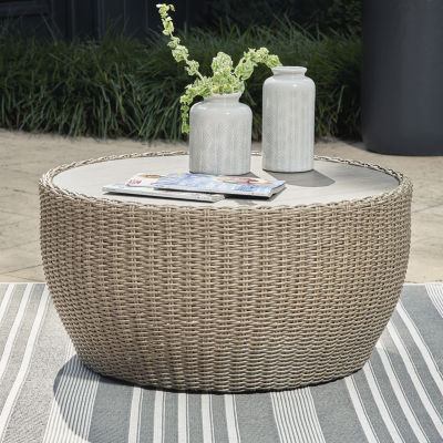 Signature Design by Ashley Danson Weather Resistant Patio Coffee Table