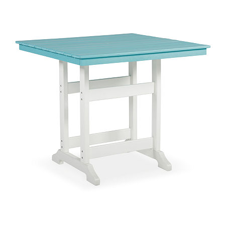 Signature Design By Ashley Eisely Square Dining Tables, One Size, Blue