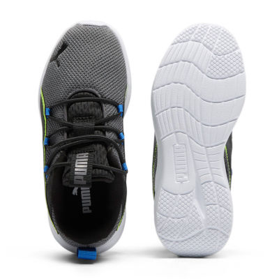 PUMA Escapade Little Boys Running Shoes, Color Grey Black Lime JCPenney