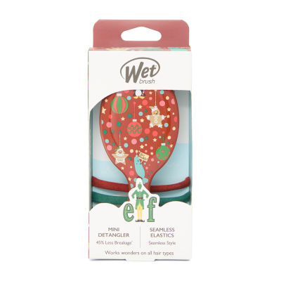 The Wet Brush Warner Bros Mini Detangler Brush And Elastics - Elf Kit 4-pc. Brushes