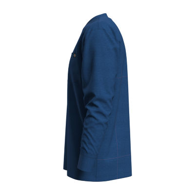 Dickies Heavyweight Heather Mens Crew Neck Long Sleeve T-Shirt