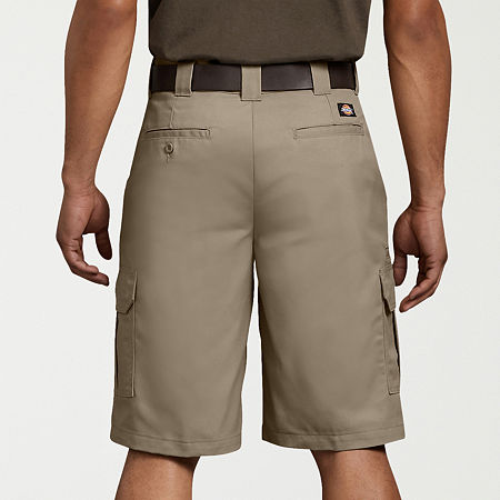 Dickies FLEX 11 Regular Fit Cargo Shorts, 34, Beige