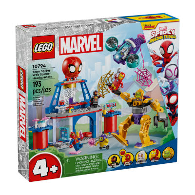 LEGO® Marvel Team Spidey Web Spinner Hedquarters 10794 Building Set 193-pc.