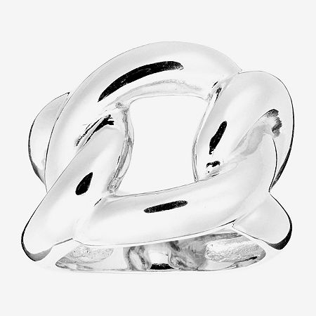 Womens Sterling Silver Cocktail Ring, 7