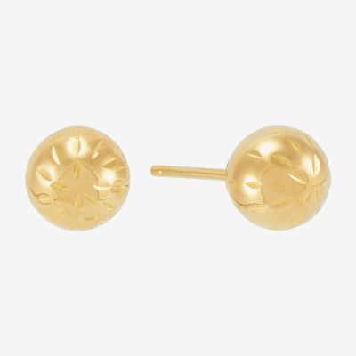 10K Gold 2 Pair Earring Set