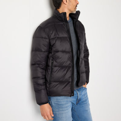 St. John's Bay Mens Adaptive Water Resistant Midweight Puffer Jacket