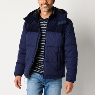 St. John's Bay Mens Lined Water Resistant Heavyweight Puffer Jacket