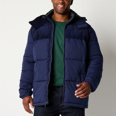 St. John's Bay Mens Big and Tall Lined Heavyweight Puffer Jacket