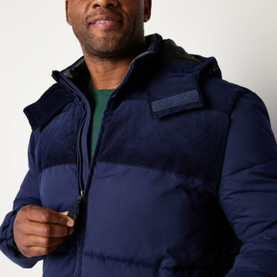 St. John's Bay Mens Big and Tall Lined Heavyweight Puffer Jacket