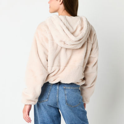 Arizona Sherpa Midweight Womens Juniors Bomber Jacket