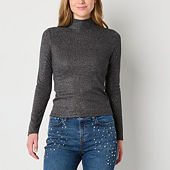 Jcpenney womens mock turtleneck best sale