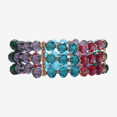 Mixit Gold Tone Womens Stretch Bracelet