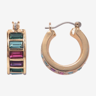 Mixit Gold Tone Hoop Earrings