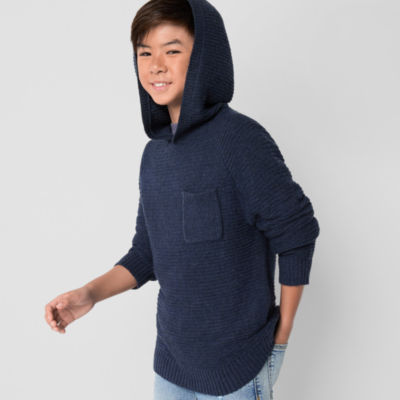 Thereabouts Little & Big Kid Boys Hooded Long Sleeve Pullover Sweater