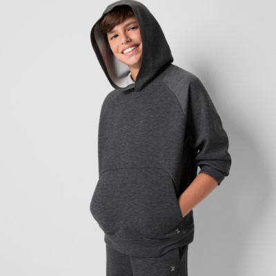 Xersion Little & Big Boys Double-Knit Hooded Long Sleeve Sweatshirt