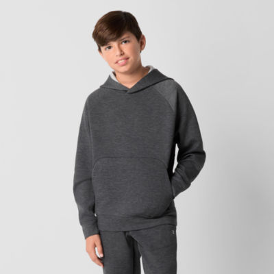 Xersion Little & Big Boys Double-Knit Hooded Long Sleeve Sweatshirt