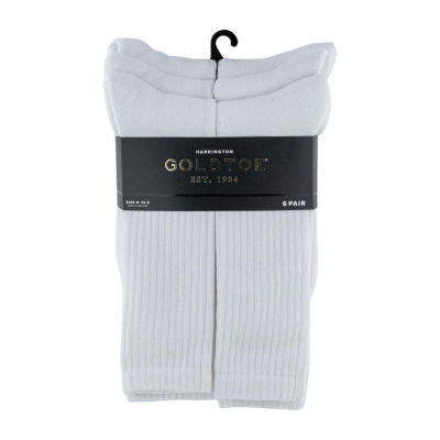 Gold Toe Harrington 6 Pair Crew Socks Mens