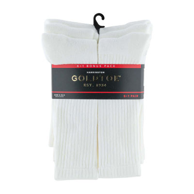 Gold Toe Harrington Bonus Pack 7 Pair Crew Socks Mens