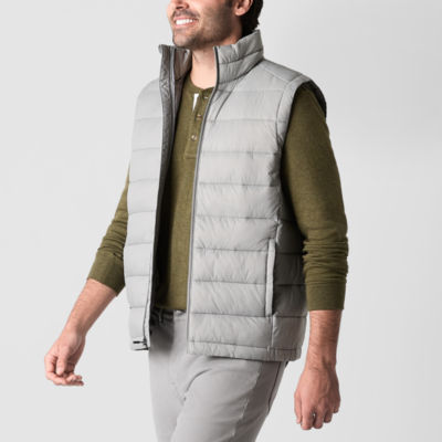 St. John's Bay Dexterity Mens Henley Neck Long Sleeve Easy-on + Easy-off Sensory Friendly Classic Fit Thermal Top
