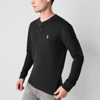 U.S. Polo Assn. Thermal Mens Long Sleeve Classic Fit Henley Shirt