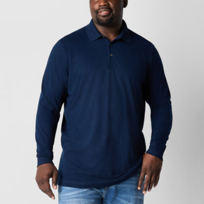 John's Bay Super Soft Jersey Big and Tall Mens Regular Fit Long