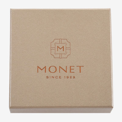 Monet Jewelry Two Tone Pendant Necklace And Drop Earring Womens 2-pc. Jewelry Set