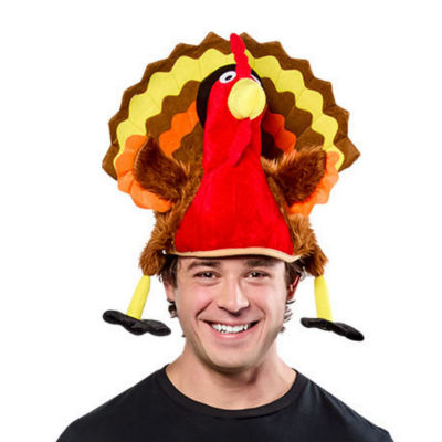 Unisex Adult Turkey Hat Costume Accessory