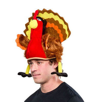 Unisex Adult Turkey Hat Costume Accessory