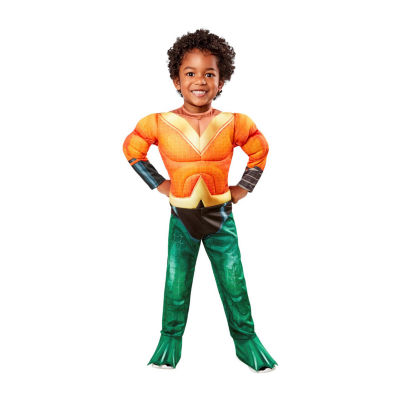 Toddler Boys League Of Super Pets : Aquaman DC Comics Costume