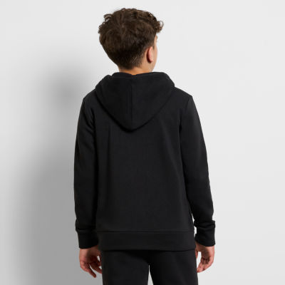 PUMA Big Kid Boys Long Sleeve Fleece Zipper Active Hoodie