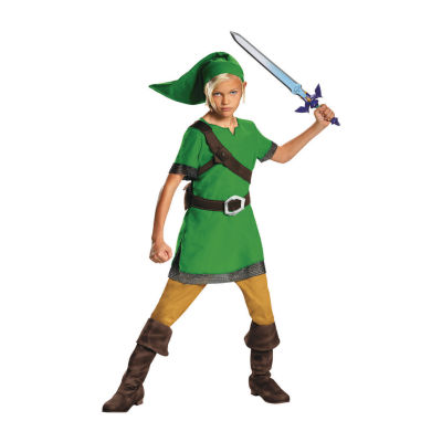 Little & Big  Boys Link Classic Zelda Costume