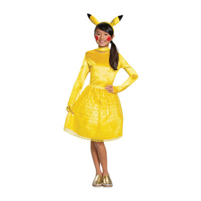 Girls Pikachu Classic Costume - Pokemon