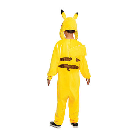 Little & Big Boys Pikachu Classic Pokeman Costume Set, Medium, Yellow