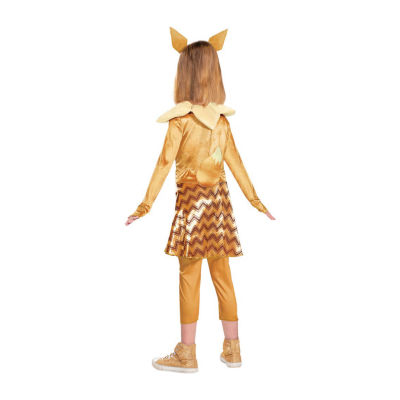 Little & Big  Girls Eevee Deluxe Pokeman Costume Set