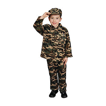 Boys Army Costume, Color: Green - JCPenney