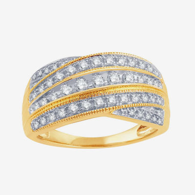 1/ CT.T.W. Natural Diamond 10K Gold Wedding Band